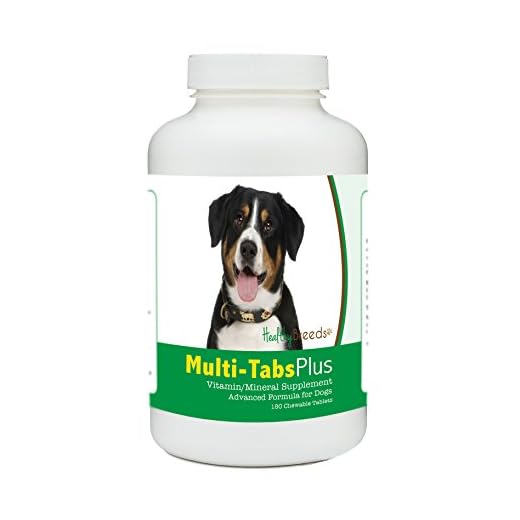 Healthy Breeds Entlebucher Mountain Dog Multi-Tabs Plus Chewable Tablets 180 Count