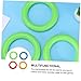 BESPORTBLE 2sets Gymnastic Rings for Lightweight Hand Eye Coordination Training Equipment for Home and Kindergarten Play 4pcs*2