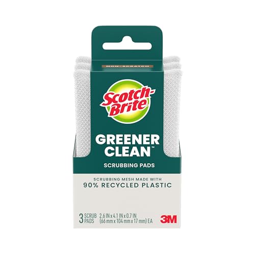 Scotch-Brite Greener Clean Dish Scrubbers, 18 Pack