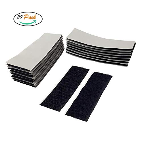 FUJIE 20 Piezas Bandas Autoadhesivo Cinta velcro Cinta