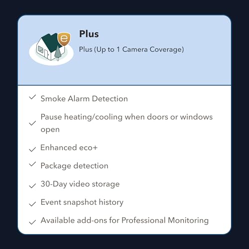 Image of ecobee Wired Smart Doorbell Camera with 1-Year Smart Security Plus Subscription - HD Video, Night Vision, Motion Alerts, Two-Way Audio, Smart Home Security System