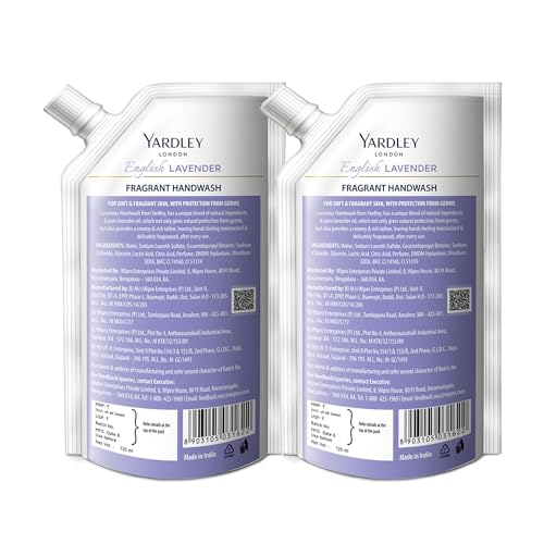 Yardley London English Lavender Fragrant Handwash |Infused with Pure Lavender Oil| Germ Protection| For Soft & Fragrant Skin| 725ml (Pack of 2) - Image 3