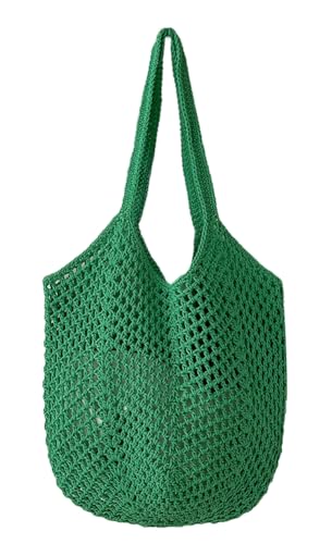 Pocadri Summer Beach Bags for Women Crochet Tote Bag Aesthetic