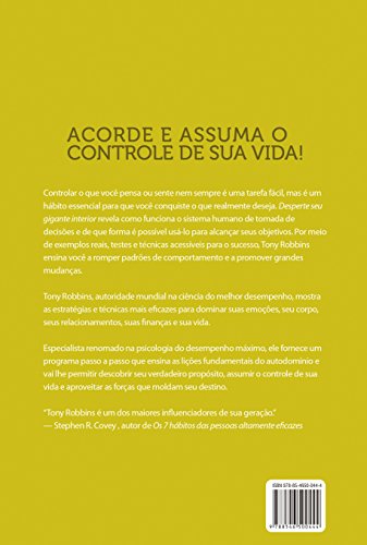 Desperte o seu gigante interior: Como assumir o controle de tudo em sua vida