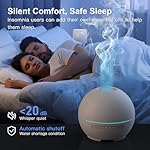 2 Pack Essential Oil Diffuser for Home - 200ml Aromatherapy Diffuser Humidifier with 4 Timers & 7 Colors Night Lights, 20dB Quiet Working for 10 Hours - Image 4