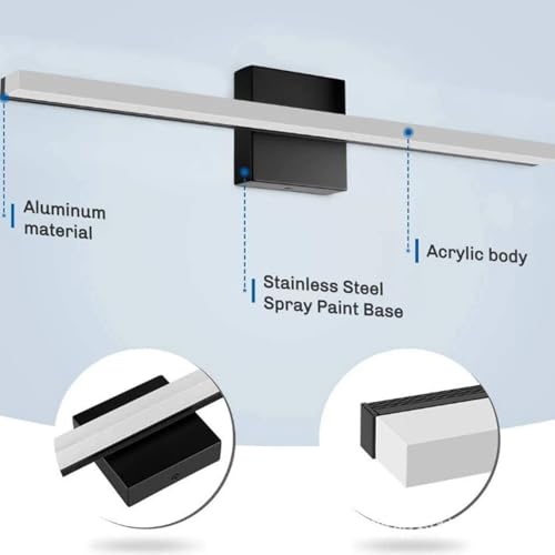 Aplique LED impermeable para baño que resiste la humedad del espejo 3
