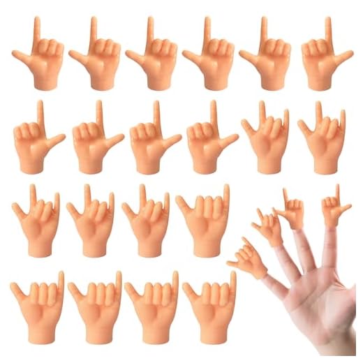YALiya Mini Fingerpuppen für interaktives Spielen