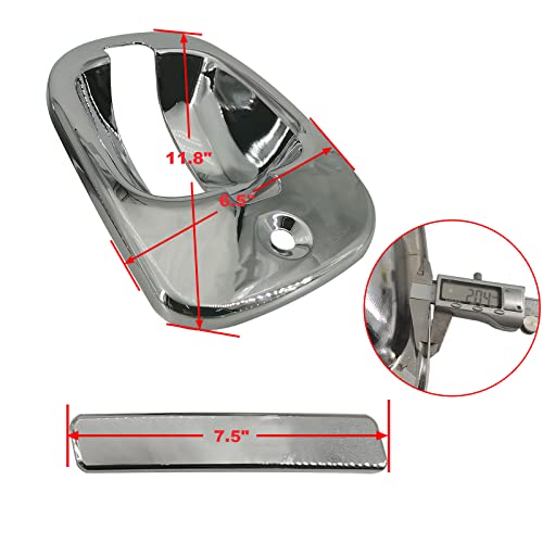 Astamotor Chrome Door Handle Cover Left Right Fit For 2008-2017 Freightliner Cascadia, Pair #TOP1