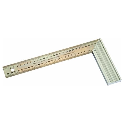 SAM OuVerktyg 774-C-30 Bladvinkel i rostfritt stål 300 mm, gul
