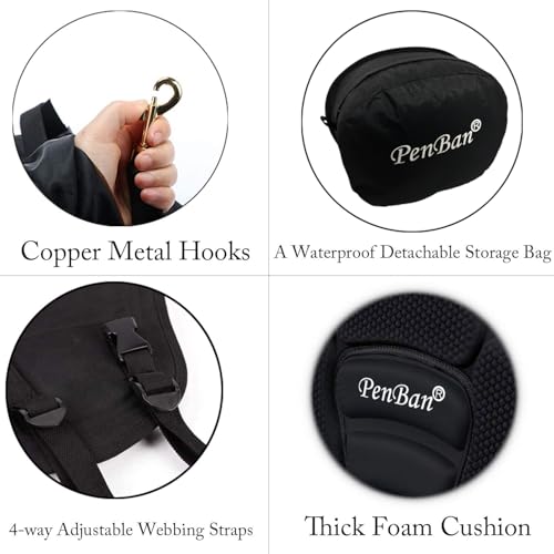 image for PenBan Universal Deluxe Kayak Seat Cushion with Storage Bag for Kayak,