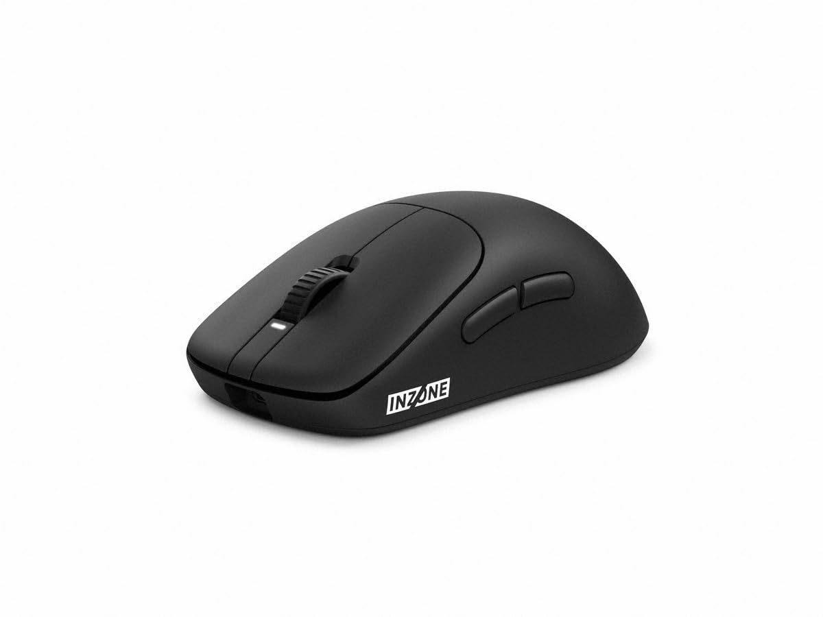 Sony INZONE Mouse-A Kabellose Gaming-Maus - Ultraleicht 48,4g, 8000Hz Polling, 30K DPI PixArt Sensor, Optische Schalter, 90 Std. Akkulaufzeit, USB-C, Fnatic Co-Designed - PC FPS Esports - Schwarz