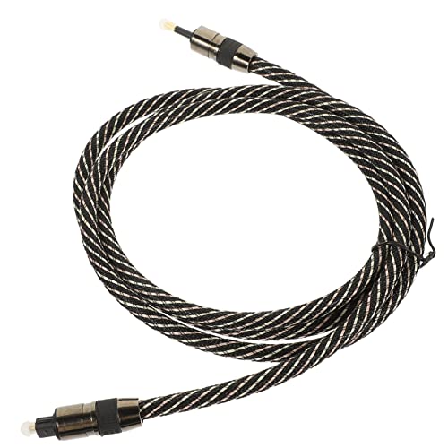 Cable de audio óptico de 1.5m que elimina el ruido en la conexión de tv y barra de sonido