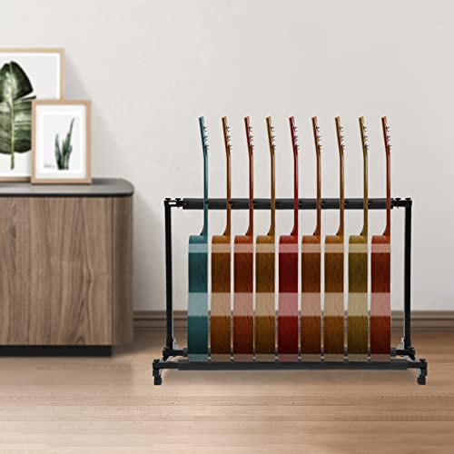 Support de guitare pliable à 5 compartiments/9 compartiments – Support de guitare multi-usages pour guitare acoustique, guitare classique, basse acoustique, guitare électrique, basse (9 compartiments) - Les Beatles, Paul McCartney, John Lennon, RIngo Starr, George Harrison Support de guitare pliable à 5 compartiments/9 compartiments – Support de guitare multi-usages pour guitare acoustique, guitare classique, basse acoustique, guitare électrique, basse (9 compartiments) – Image 3