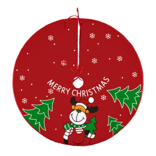 menolana Saia de árvore de natal, avental de base de árvore de natal, enfeite de natal, tapete de ár