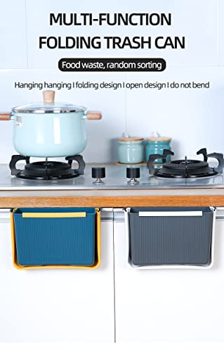 Caneca colgante plegable para cocina 3.5 litros azul miniatura 5