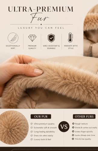 Image of SANE ORIGINALS Winter Jacket for Women with Detatchable Hoodie Cap || Lightweight Full Zipper Regular Fit Warm Jacket for Ladies