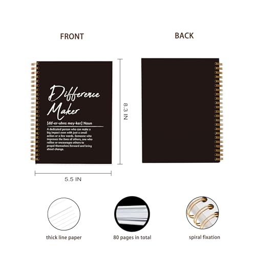 Carnet de notes Difference Maker portable pour structurer les idées du boss - 4