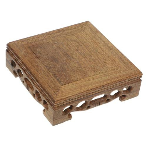 WEKADRIN Piedistallo per Fioriera in Legno Base per Vaso di Fiori Supporto Espositivo Decorativo per Casa Piedistallo Stabile per Oggetti Artigianali Base per Vasi