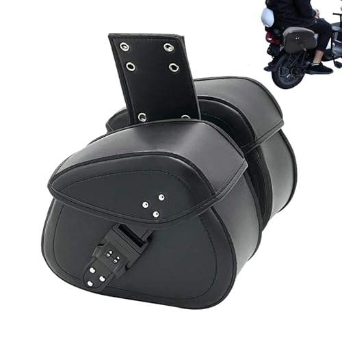 Sacoche de selle moto étanche de grande capacité pour le rangement d'outils
