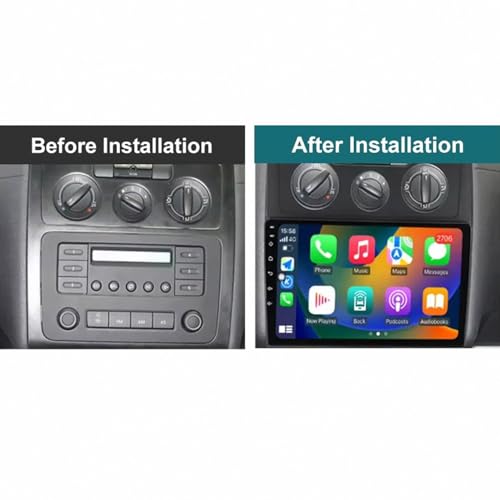 Radio de coche 2 DIN con Bluetooth y Mirror Link para VW Caddy 2
