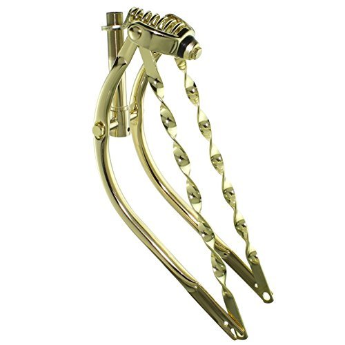 Fenix 20" Spring Fork Gold with Twisted Support Bars. Lowrider Bike Bicycle