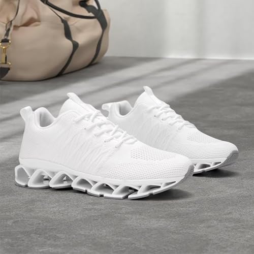 Image of Mens Slip on Running Walking Shoes Blade Tennis Casual Fashion Sneakers Comfort Non Slip Work Sport Athletic Trainer