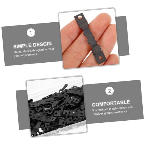 Image of 1Set Photo Frame Backing Clips with Screws Turn Button Hardware for Hanging Pictures Art and Photos Reliable Frame Supplies for DIY Projects