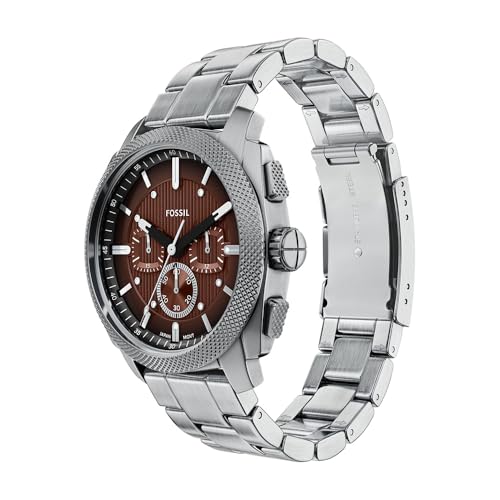 Image of Fossil Men's Watch, Machine Stainless Steel Chronograph Watch for Men