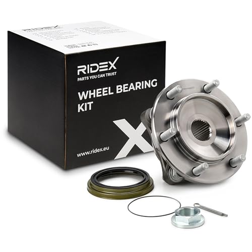RIDEX 654W1266 Juego de cojinete de rueda Delantero, ambos lados con anillo sensor ABS compatible con TOYOTA LAND CRUISER KDJ12, GRJ12