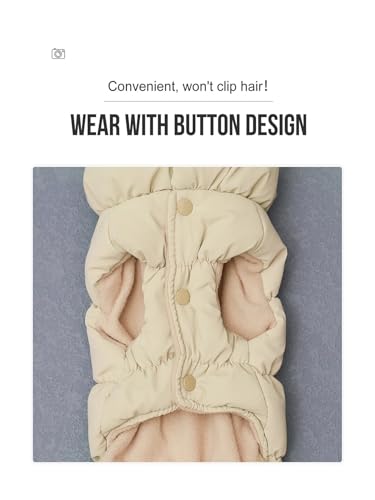 Veste pour chien matelassée et isolante pour le confort des petits chiens