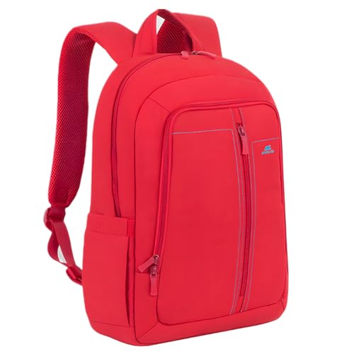 Image of RIVACASE Alpendorf 7560 Red Laptop Canvas Water Resistant Backpack 15.6 inch Inches