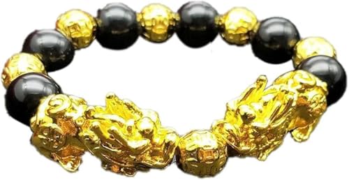 Mascotte en obsidien noir et perles pour vos séances de méditation quotidiennes