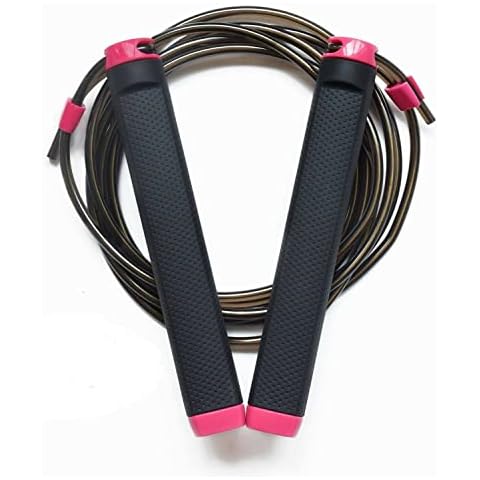 KYTO Jump Rope-Adjustable 10ft Cable, Best for Skipping, Boxing, Speed, MMA Training, Jumping Workout, CrossFit Training, Comes With a Carrying Bag Cover