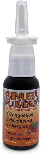 Miniatura 2 de Sinus Plumber Spray nasal de pimienta, alivio de alergias y senos nasales, congestión, dolores de cabeza, 1 onza líquida