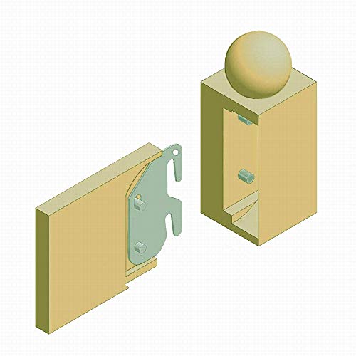 Universal Wood Bed Rail Hook Plates For Beds Frame Bracket Headboard And Footboard,Replacement Wooden Bed Parts Bed Rail Fitting Bracket Set Of 4 #TOP4