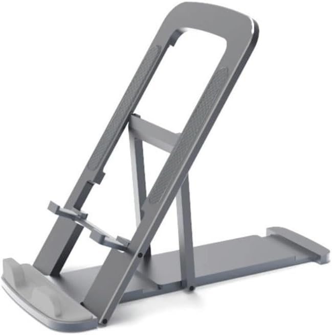 Portable Folding Multi Angle Adjustable Aluminum Alloy Phone Stand, Metal Desktop, Universal