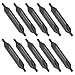 Respicefinem 10pcs Type A Centering Drill Bits Industrial Processing Tool High Speed Steel 3mm