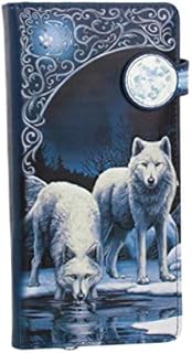 Nemesis Now Warriors of Winter Lisa Parker Embossed Purse 19cm Blue, PU, 18.5cm