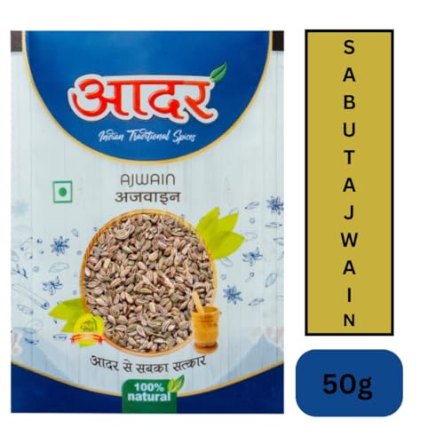 Image of Aadar Whole Carom Seeds, Sabut Ajwain 100g - Aromatic and Flavorful, No Added Preservatives