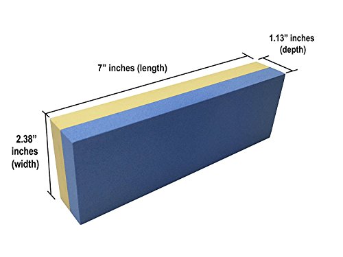 Mose Cafolo Premium Sharpening Stones Double Sided Grit 2000/5000 Whetstone - Kitchen Knife Sharpener Waterstone With Non-Slip Base #TOP3
