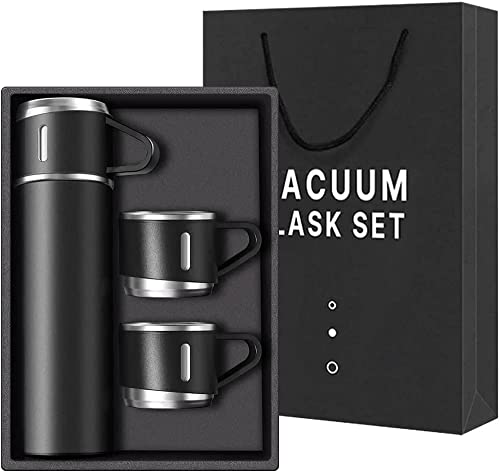 Office Petals Giftings Christmas Corporate Gift Items for Employees Gift/Vacuum Flask Gift Set with Cup/Vacuum Stainless Steel for Coffee Hot Water 500 ml Rakhi, Diwali Gift (Multicolor-1)