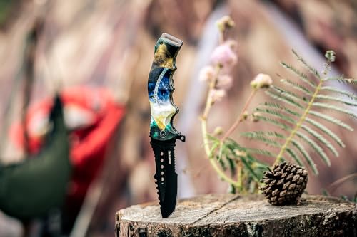 Nautika, Canivete Patriota Em Aço Inox Com Trava De Segurança, Prático, Leve E De Fácil Manuseio Com