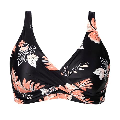 Generisch Border Exclusive - Traje de baño para mujer, diseño de bikini con cobertura completa, rojo, L
