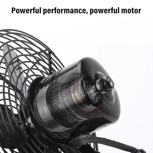 Ventilador inalámbrico de 35W con aspas de hierro para obras 3