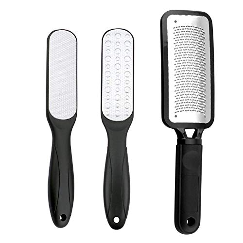 Fairyland Foot File,Colossal Foot Rasp and Dual Sided Foot File Professional Pedicure Tools Premium Foot Scrubber Stainless Steel Callus Remover