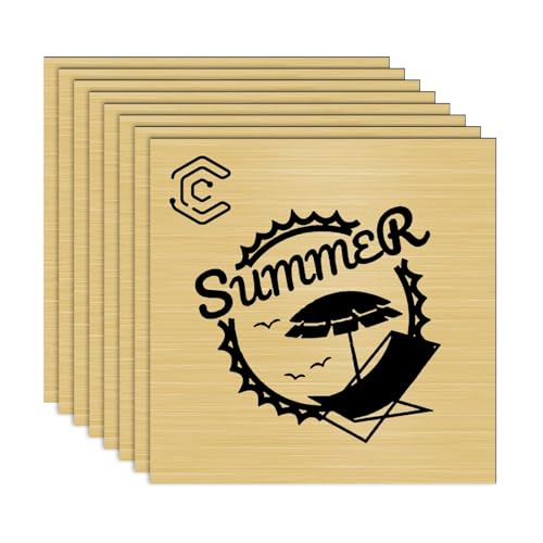 Plaque de gravure laser 30 x 30 cm en ABS bicolore pour panneaux extérieurs DIY