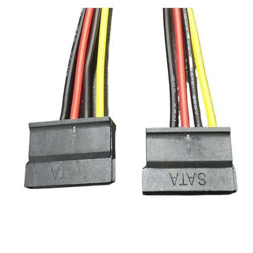 Cable adaptador de energía SATA 4 Pin IDE a 2 Serial ATA miniatura 4