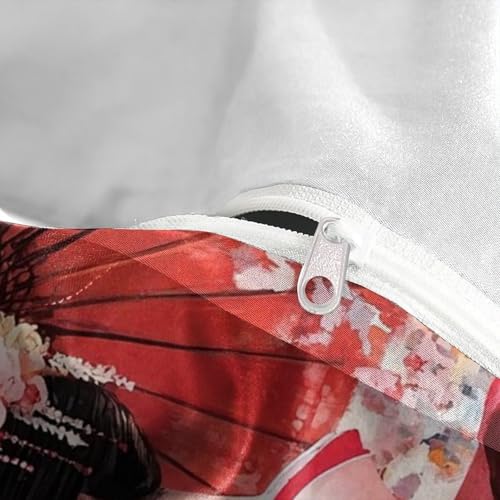Art japonais housse de couette imprimé en 3D ukiyo-e lit double 200x200 - 8