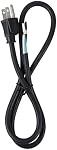 Bergen Industries 3-Wire Appliance and Power Tool Cord, 3', 16 AWG, 13A/125V AC, 1625W, Black