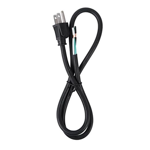 Bergen Industries Inc PS313163 3-Wire Appliance and Power Tool Cord, 3 ft, 16 AWG, 13A/125V AC, 1625w,Black